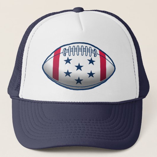 4 juli-voetbal trucker pet (Voorkant)