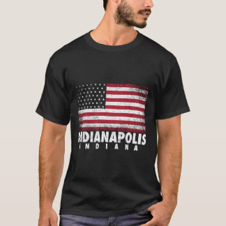 4 juli voor mannen vrouwen Indianapolis Indiana Am T-shirt