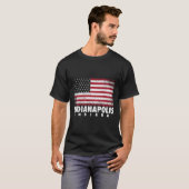 4 juli voor mannen vrouwen Indianapolis Indiana Am T-shirt (Voorkant volledig)