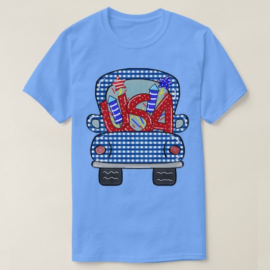 4 JULI VRACHTWAGEN 4 T-SHIRT (Design voorkant)