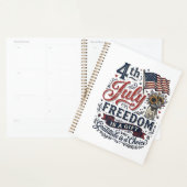 4 juli vrijheid dankbaarheid vintage shirt ontwerp planner (Display)
