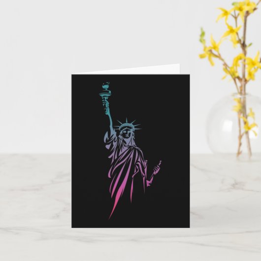 4 juli Vrijheidsstatus Kaart (Gele Bloem)