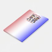 4 juli VS 250e jubileum Semiquincentennial Post-it® Notes (Schuin)
