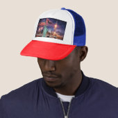 4 juli VS 250e Statue of Liberty Raket Trucker Pet (In situ)