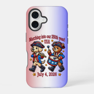 4 juli VS 250ste verjaardag Semiquincentennial iPhone 16 Hoesje