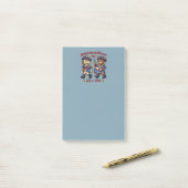 4 juli VS 250ste verjaardag Semiquincentennial Post-it® Notes (Op bureau)
