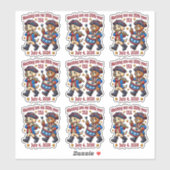 4 juli VS 250ste verjaardag Semiquincentennial Sticker (Vel)