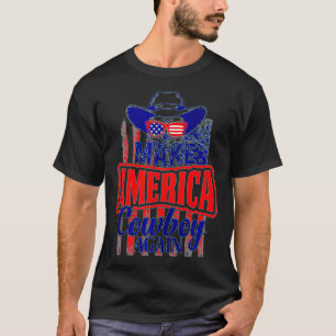 4 juli VS-vlag maakt Amerikaanse Koe weer Fu T-shirt