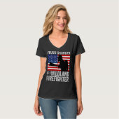 4 juli vs vlag vlag grootvader van een wilde bodem t-shirt (Voorkant volledig)