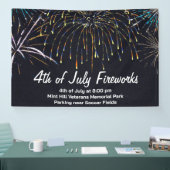 4 juli Vuurwerk Advertentie Banner (Beurs)