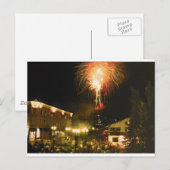 4 juli Vuurwerk Aspen CO Briefkaart (Voorkant / Achterkant)