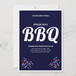 4 juli vuurwerk BBQ-feest Kaart