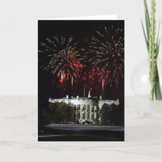 4 juli Vuurwerk boven het Witte Huis Kaart