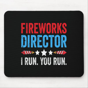 4 juli vuurwerk directeur ik ren jij rent 1  muismat