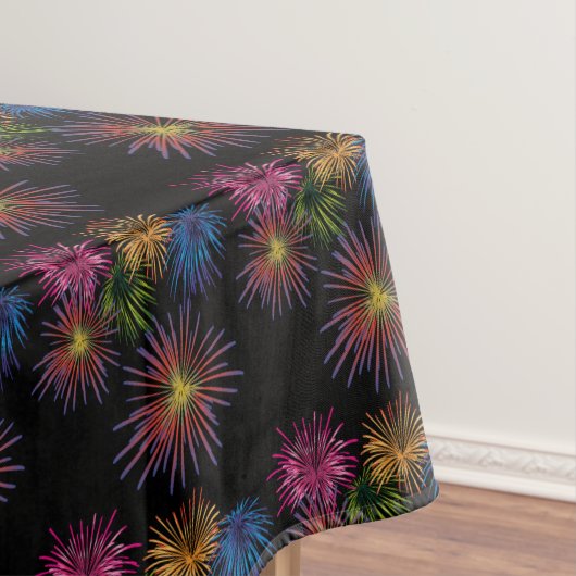4 JULI VUURWERK FEEST KATOEN Tafelkleed (Voorbeeld)