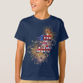 4 juli vuurwerk Kinder T-Shirt (Voorkant)