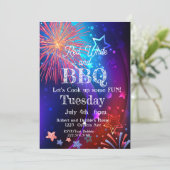 4 juli, Vuurwerk, Onafhankelijkheidsdag Kaart (Staand voorkant)