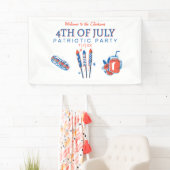 4 juli  Vuurwerk Patriottische Partij Spandoek (Insitu)