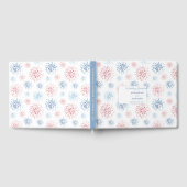 4 juli vuurwerk Red White Blue Wedding Gastenboek (Volledig)