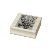 4 JULI VUURWERK ROBOT STEAMPUNK RUBBER STEMPEL (Stempel)