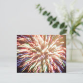 4 JULI VUURWERK SCHOONHEID BRIEFKAART (Staand voorkant)