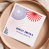 4 juli Vuurwerk servetten voor Vierde van Juli Par