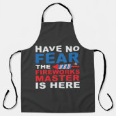 4 juli vuurwerk, vuurwerkdirecteur Master Schort (Voorkant)