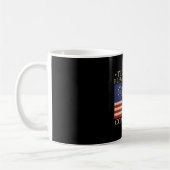 4 juli Washington Britse leiding Mannelijk grappig Koffiemok (Links)