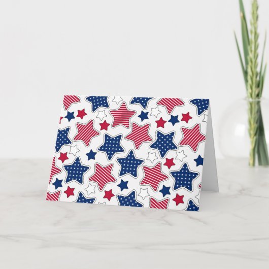 4 juli Wenskaart (blanco) Bedankkaart (Voorkant)