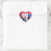 4 juli - Westie - Polo Hart Sticker (Tas)