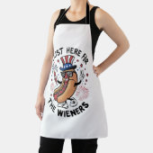 4 juli Wieners USA Amerikaanse vlag Patriottisch Schort (Insitu)