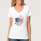 4 juli - "Wij stralen met Vrijheid" T-shirt (Voorkant)