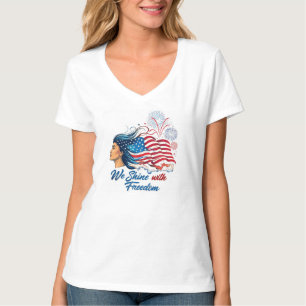 4 juli - "Wij stralen met Vrijheid" T-shirt