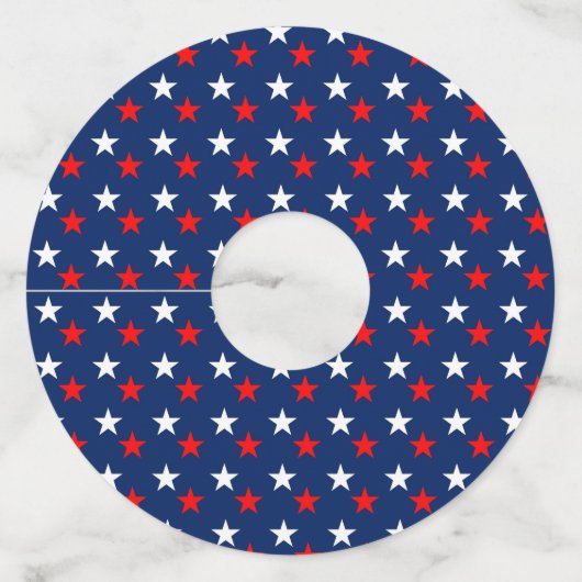 4 juli wijnglaslabel (Voorkant)