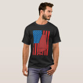 4 juli Windsurfen Coach Sailboarden T-shirt (Voorkant volledig)