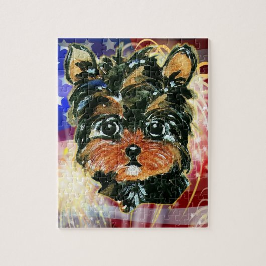 4 juli YORKIE POO Legpuzzel (Verticaal)