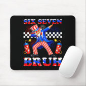 4 juli zes zeven bruh oom sam dabbing 67 muismat (Met muis)