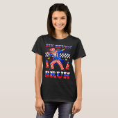 4 juli zes zeven bruh oom sam dabbing 67 t-shirt (Voorkant volledig)