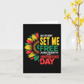 4 juli zette me vrij van juni Mijn Ondedig Kaart (Gele Bloem)