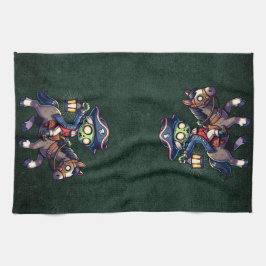 4 juli Zombie Theedoek