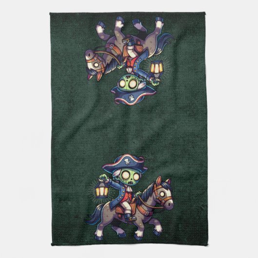 4 juli Zombie Theedoek (Verticaal)