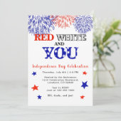 4 juli Zomer BBQ Kaart (Staand voorkant)