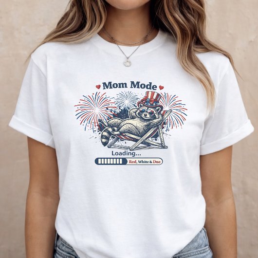 4 juli zwangerschapsaankondiging moeder Tri-Blend shirt