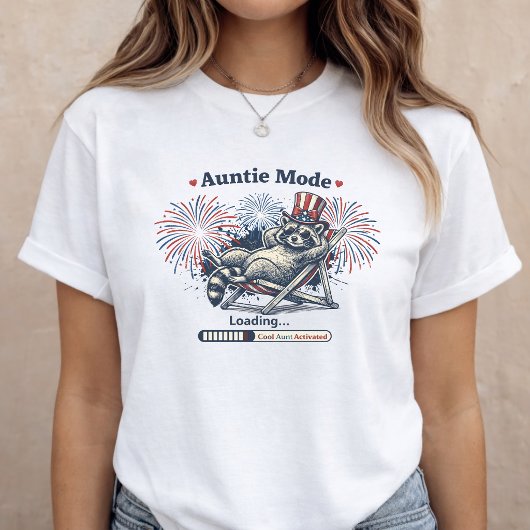 4 juli zwangerschapsaankondiging tante Tri-Blend shirt