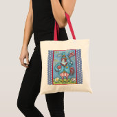 4 JULY ROOSTER, CHICKEN GROCERY CANVAS TAS (Voorkant (product))