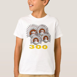 4 kalkoenen gelijk aan 300 t-shirt