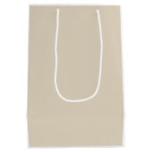 4 Katten, Beige Heringbone Medium Cadeauzakje (Achterkant)