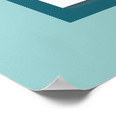 4 kerstbomen Retrodesign Poster (Hoek)