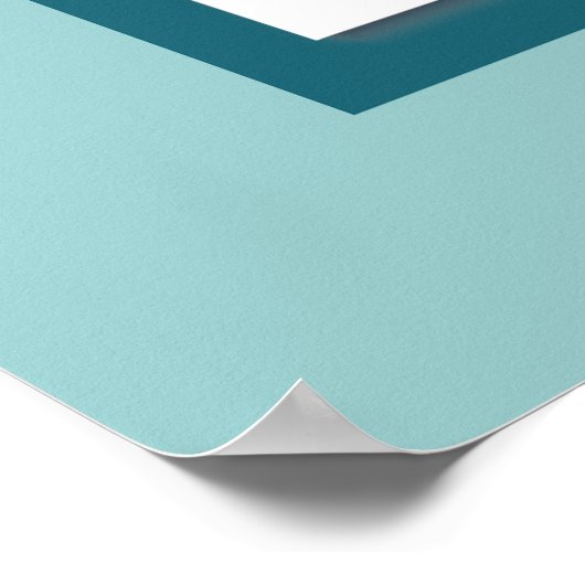 4 kerstbomen Retrodesign Poster (Hoek)