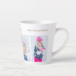 4-kerstfoto-inkoulage Dashing Sneeuwgrootouder Latte Mok